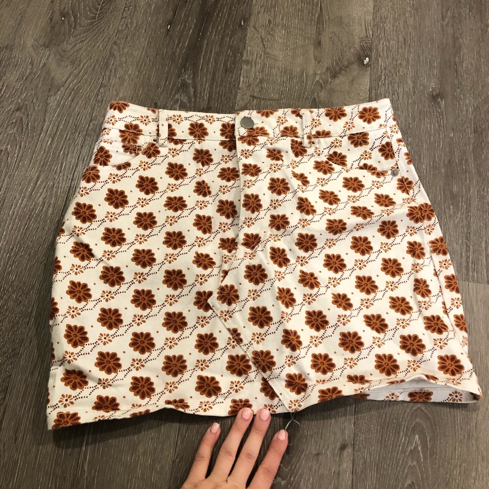 Hippie/boho denim skirt